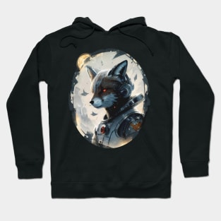 Futuristic Fox - Space Astronaut Hoodie